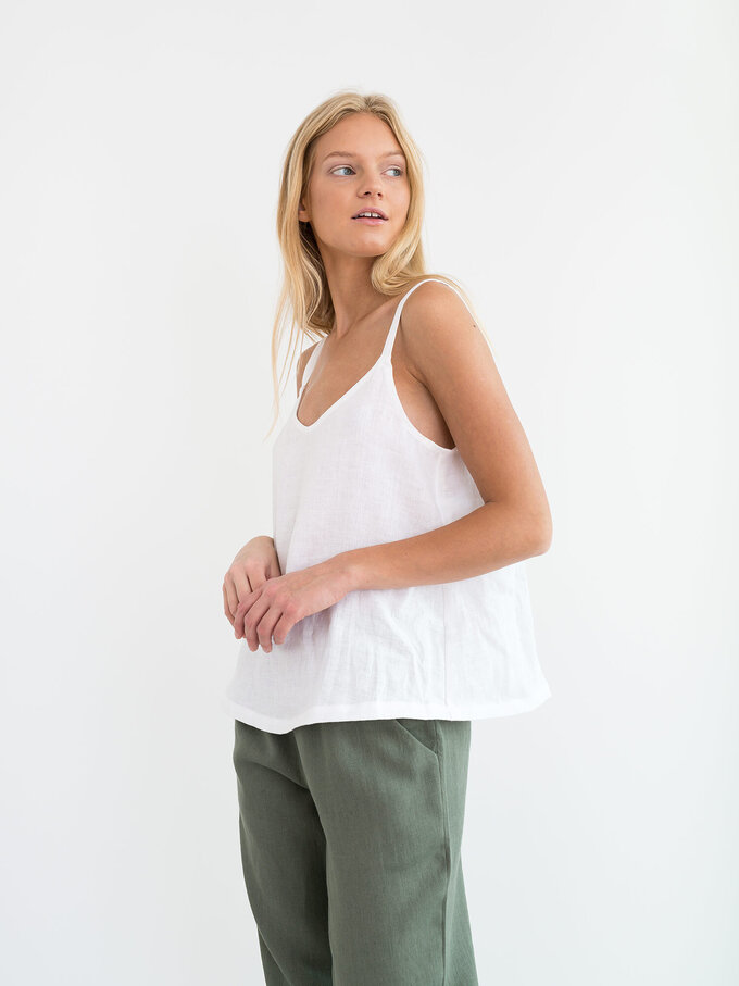 Image 5 of BRINLEY Linen Pants in Sage Green from Love and Confuse