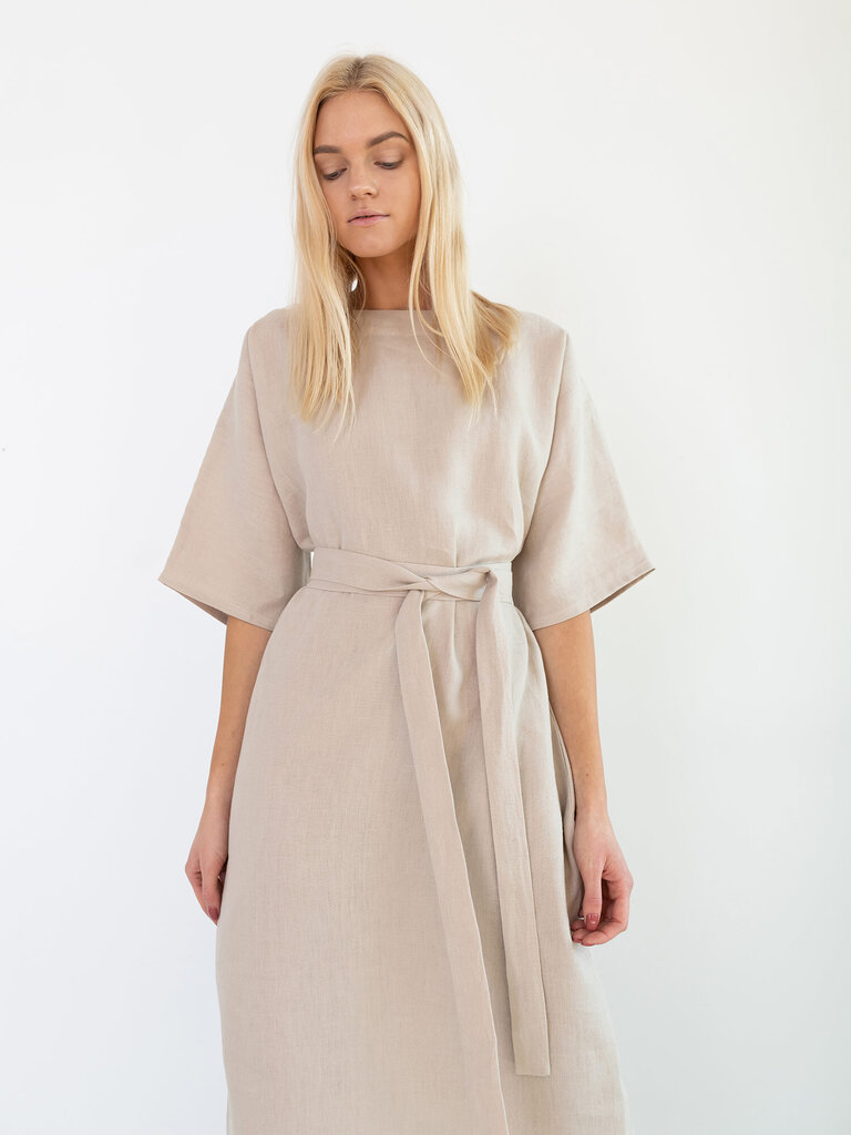 CLEMENTINE-Linen-Midi-Dress-