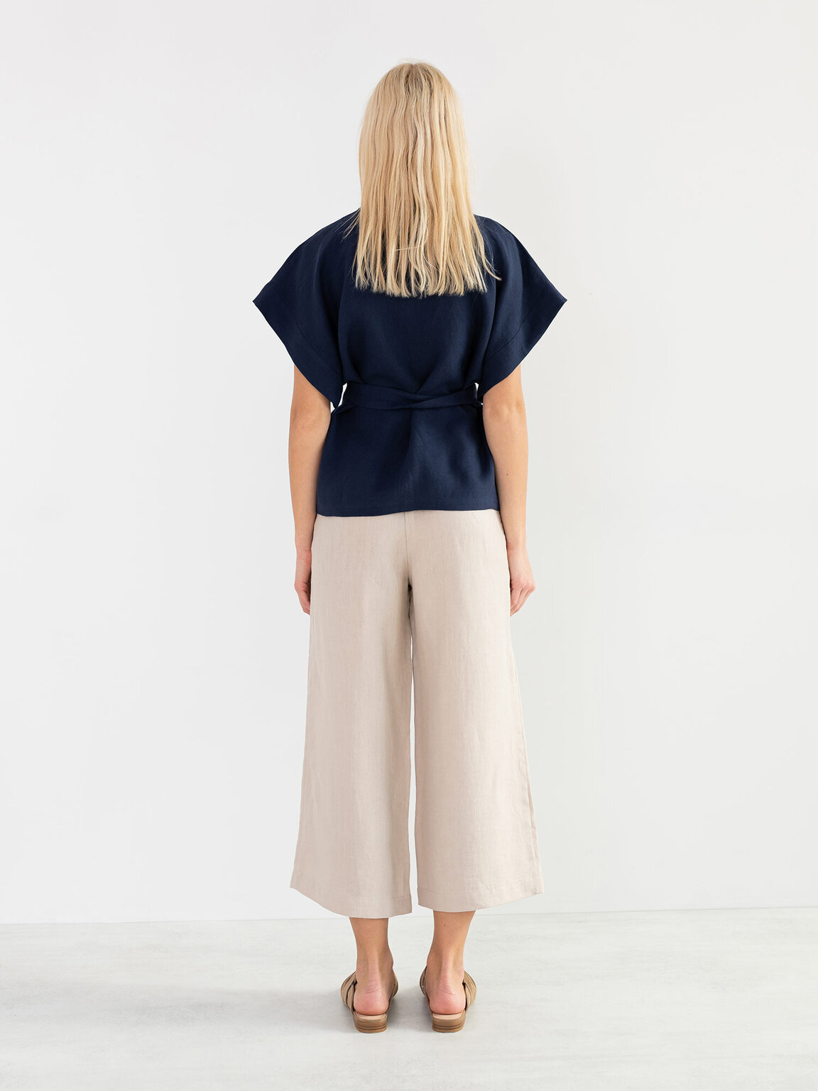 ELI Linen Kimono Top Love and Confuse