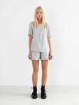 Image 2 of PALMER Linen T-Shirt in Cloudy Grey from Love and Confuse