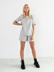 Image 4 of PALMER Linen T-Shirt in Cloudy Grey from Love and Confuse