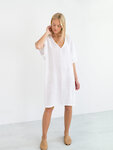 Bild 1 von PEONY Leinenkleid in White, you can also choose other colors above von Love and Confuse