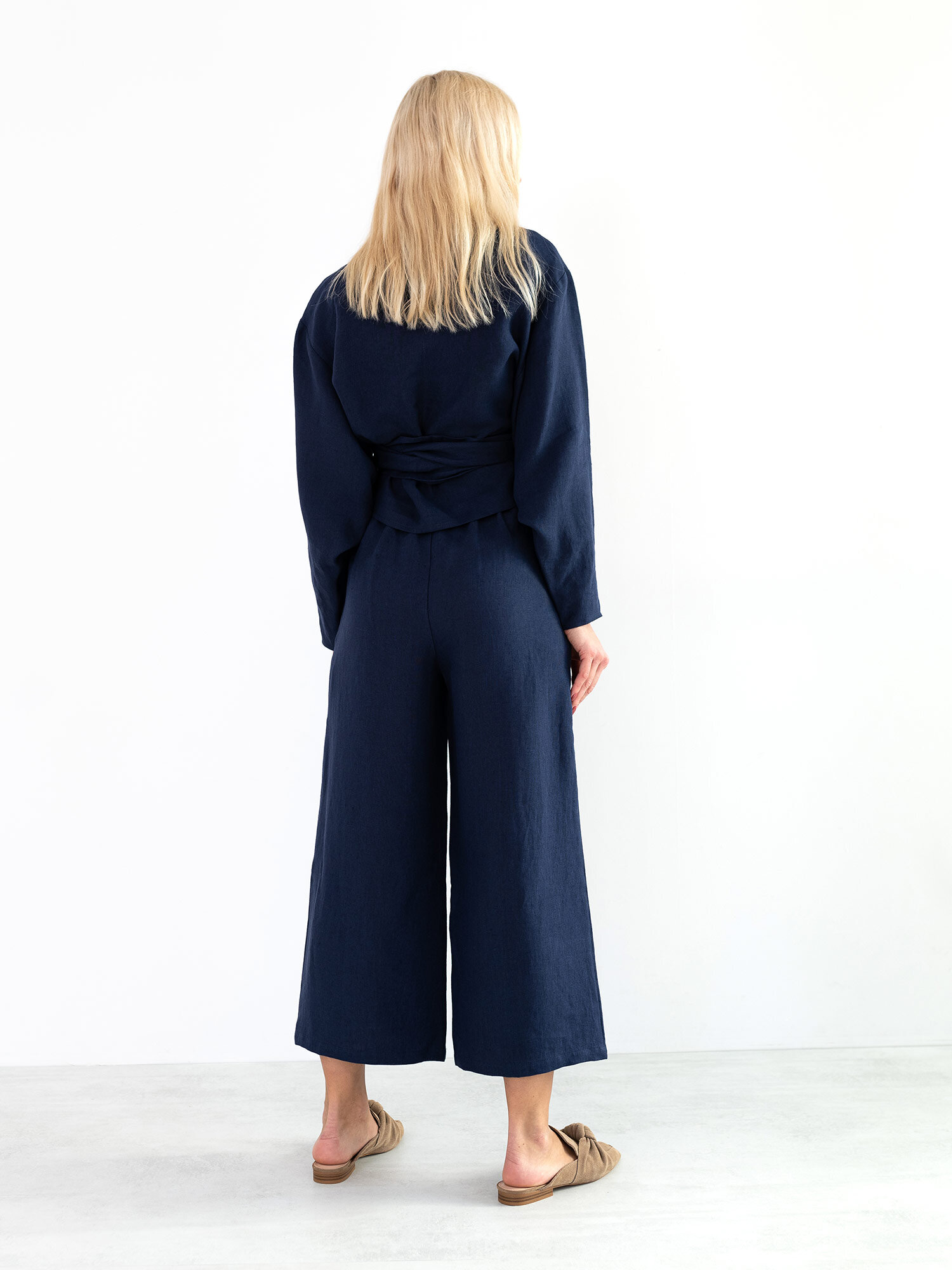 Full Length Linen Pants - FLAX