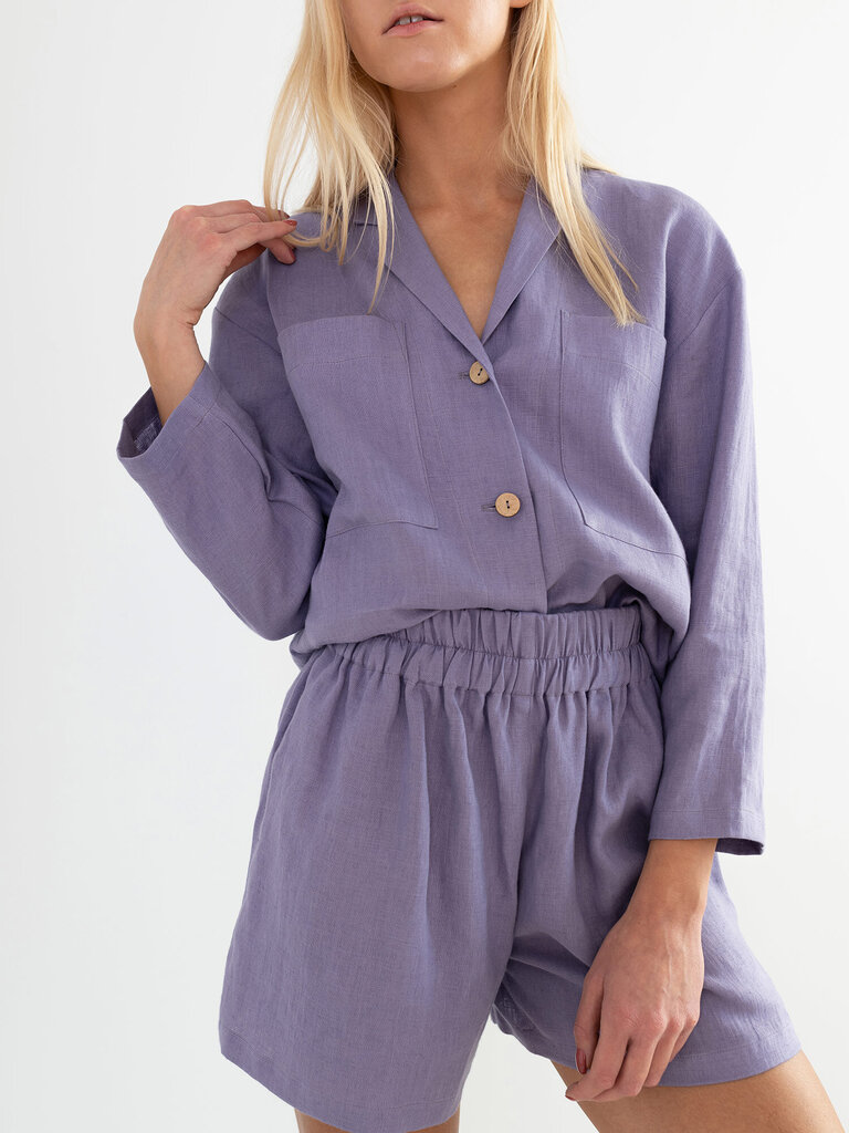 ROSEMARY-Linen-Shirt-Violet-