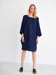 SELENE Linen Cocoon Dress - Love and Confuse